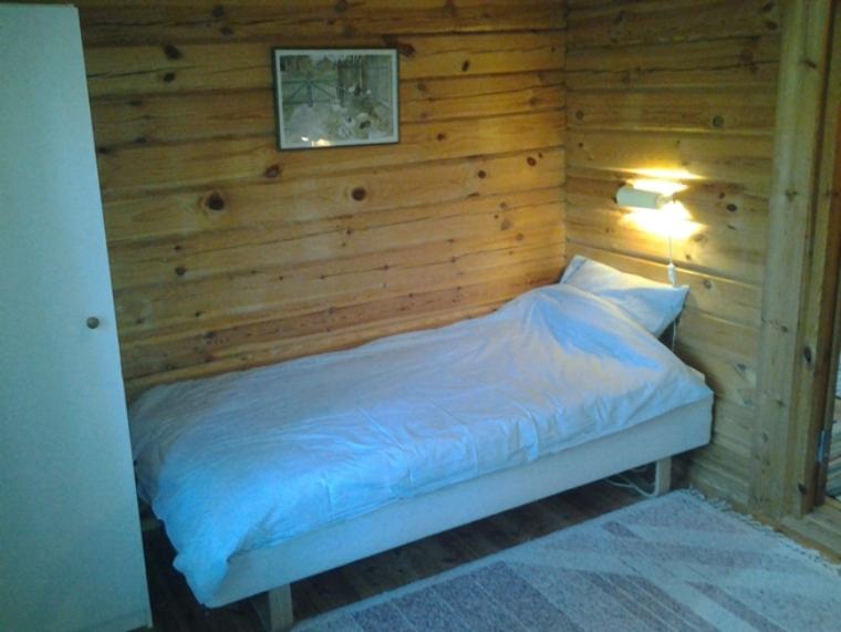 Interieur van de blokhut